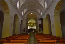 Nicastro - heute der wichtigste Teilort Lamezia Therme. 

Das Innere des Peter und Paul Doms, zentrale Kirche des Bistums Lamezia Therme. Sommer 2013.