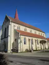Neufra, neugotische St. Mauritius Kirche, erbaut von 1860 bis 1862 durch Hofbaumeister Josef Laur (06.01.2014)