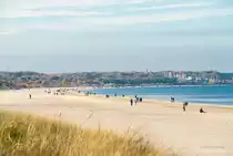 Blick von der deutsch-polnischen Grenze auf Ahlbeck und Heringsdorf im Okt. 2013