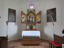 Stuben, Fl�gelaltar von 1521 in der Marienkapelle (19.01.2014)