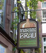 Freiburg,  Martin's Br�u , 1.Freiburger Gasthausbrauerei, Dez.2013