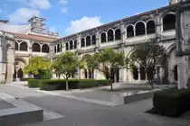 ALCOBA�A (Concelho de Alcoba�a), 27.09.2013, Innenhof und Kreuzgang des Klosters