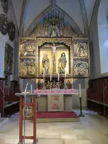 Dietenhofen, Fl�gelaltar von 1510 der Ev. St. Andreas Kirche (09.02.2014)