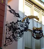 Freiburg,  Gro�er Meyerhof , traditionsreicher Gasthof in der Altstadt, Okt.2013