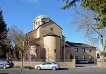�kumenisches Partriarchat (Kathedrale Agia Trias) in Bonn-Beuel, auch  Griechisch Orthodoxe Metropole von Deutschland  und  Cyarchat von Zentral-Europa  - 12.02.2014