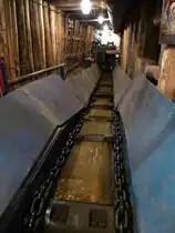 Buggingen, Abbaustollen im Kali-Stollen-Museum, gr��te Abbautiefe war 786m, Gesamtl�nge der Stollen ca.10Km, gef�rdert wurden Kali-und Steinsalze, Mai 2013