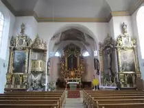 Hohenkammer, Alt�re der St. Johannes Kirche (14.03.2014)