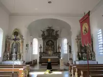 Langenbach, Alt�re der St. Nikolaus von Myra Kirche (14.03.2014)