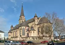 Neuwied - St. Matthias-Kirche (R�ckseite) - 04.03.2014