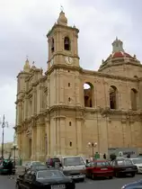 Zejtun, St. Katharina Kirche, erbaut von 1622 bis 1720 (22.03.2014)
