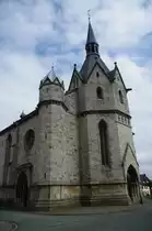 Obermarsberg, Stiftskirche St. Petrus und Paulus, erbaut im 13. Jahrhundert (01.08.2011)