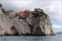 Capri. Die Villa Malaparte an der Ostk�ste. 26.03.2014