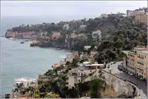 Neapel. Die westlichen Vororte Marechiaro und Posillipo sind bessere Wohngegenden mit wunderbarem Blick auf den Golf von Neapel. 27.03.2014