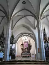 Gr�nbach, Hochaltar der St. Nikolaus Kirche (18.04.2014)