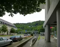Freiburg, Blick vom Karlsbau zum Schlo�berg, Mai 2014