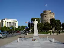 Thessaloniki, Wei�er Turm und Nationaltheater (04.05.2014)