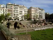 Thessaloniki, R�misches Forum und Amphitheater (02.05.2014)
