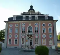 Bruchsal, die ehemalige Schlo�kanzlei ist heute Amtsgericht der Stadt, April 2014