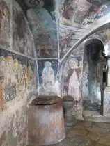Ohrid, Fresken in der Klosterkirche Sveti Naum aus dem 18. Jahrhundert (07.05.2014)