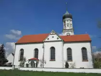 Dietkirch, Pfarrkirche St. Johannes der T�ufer, erbaut ab 1723 durch Franz Beer (23.04.2014)
