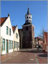 Sande. Die lutherische Kirche im Ortsteil Neustadtg�dens. 20.03.2014