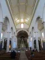 Portimao, Hochaltar der Igreja de Nuestra Senora de la Conception Kirche (25.05.2014)