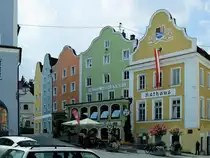 Unterer Stadtplatz in Sch�rding ... aufgenommen am 10.8.2013