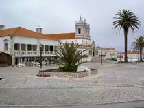 Nazare, Santuario de Nossa Senhora da Nazare mit ehem. k�niglichem Palast, erbaut von 1680 bis 1691 (28.05.2014)