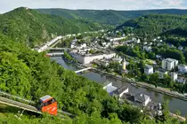 . Bad Ems - Aussicht von der Bismarckh�he auf die Stadt mit der Kurwaldbahn. 25.05.2014 (Jeanny)