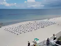 Trotz sch�nen Sommerwetter,am 02.Juli 2014,einsame Leere am Selliner Strand.