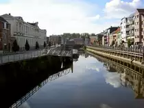 Geraardsbergen, H�user am Begijnhofkai (29.06.2014)