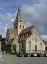 Geraardsbergen, neogotische St. Bartholom�us Kirche (29.06.2014)