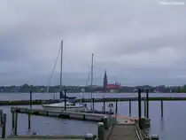 Blick von F�hrdorf �ber die Schlei auf Schleswig (Mai 2010)