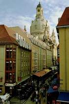 M�nzgasse mit Frauenkirche (27. August 2007)