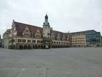 Der Marktplatz in Leipzig, 03.05.2014.