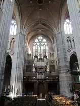 Veurne, Orgel in der gotischen St. Walburga Kirche (02.07.2014)