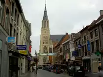 Sint-Truiden, sp�tgotische Liebfrauenkirche mit neogotischem Kirchturm (04.07.2014)