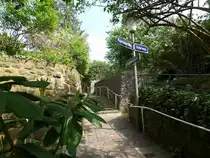 Hamburg-Blankenese am 1.5.2014: im Treppenviertel