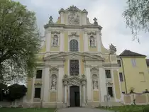 Stift Sankt Andr�, Stiftskirche St. Andreas, erbaut ab 1726 von Joseph Munggenast (20.04.2014)
