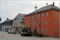 Hartenstein. Das Rathaus am Marktplatz.
14.08.2014