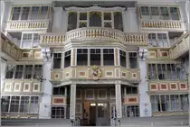 Schwarzenberg. Orgelempore und Ratschor der St.-Georgen-Kirche. 
15.08.2014