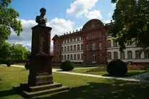 Zweibr�cken, Schloss (Nordseite) mit Schlossgarten (06.09.2009)