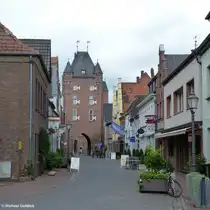 Inneres Klever Tor an der Klever Stra�e in Xanten (Kreis Wesel, NRW, Juli 2013)