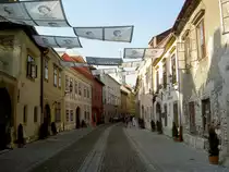 Sopron, H�user in der Neugasse (27.07.2014)