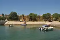 LAGOS (Concelho de Lagos), 09.05.2014, der Anleger f�r die Bootsfahrten in die Grotten