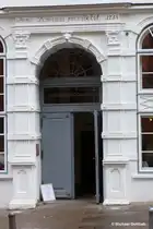 Eingangsbereich vom Buddenbrockhaus in der Mengstra�e (L�beck, Mai 2011)