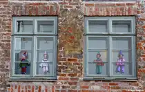 Detailansicht vom L�becker Theaterfigurenmuseum am Kolk (Mai 2011)