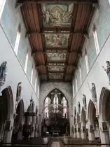 Sinzheim, Mittelschiff der St. Martin Kirche (01.09.2014)