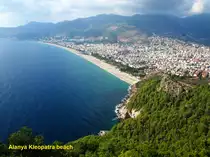 Alanya Kleopatra beach - T�rkische Riviera, 130 km �stlich von der Stadt Antalya am 16.9.2014.