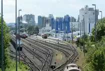 Chemie-Industrieanlage beim Rangierbahnhof in K�ln-Godorf - 12.08.2014